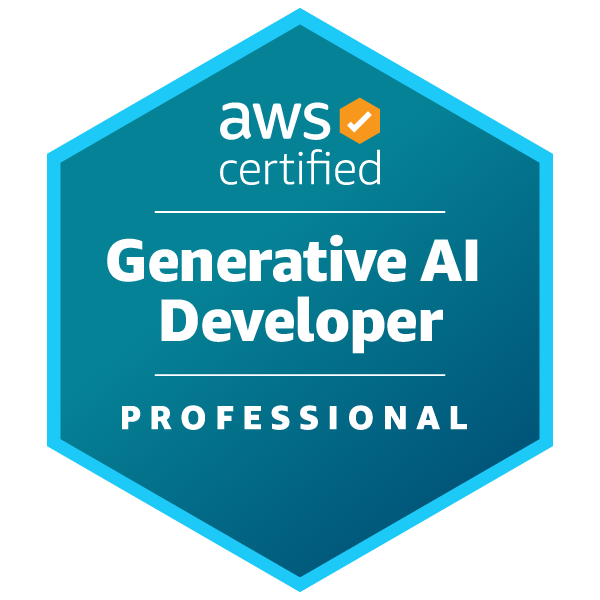 Ameen Asif: AWS Certified Generative AI Developer - Professional